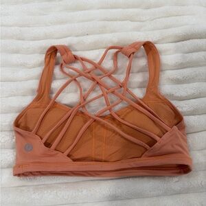 lululemon athletica Coral Strappy Sports Bra
